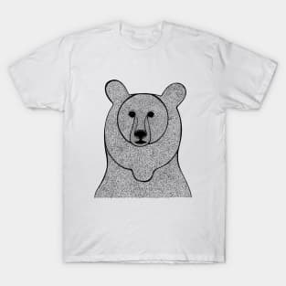 Grizzly Bear Ink Art - light colors T-Shirt